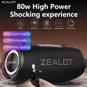 ZEALOT S87 Outdoor Portable Wireless Bluetooth Speaker
