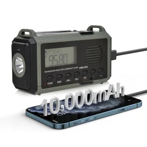 Solar Hand Crank Weather Radio