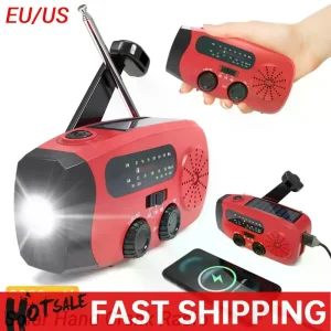 Portable Emergency Crank Radio