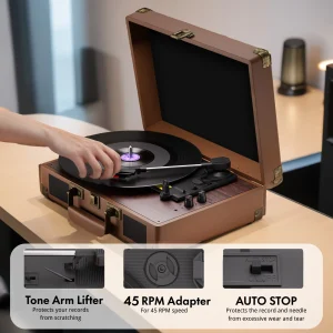 MAIO  Record Player 3-Speed 33/45/78RPM Vinyl Spinner